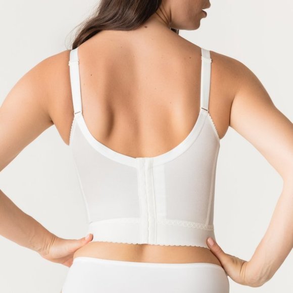 Prima Donna Sambal Longline Soft Cup no wire Bra in White - Picture 6 of 6